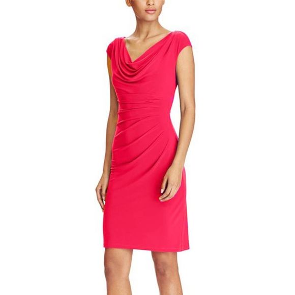 Lauren Ralph Lauren Dresses & Skirts - Lauren Ralph Lauren Cowl Neck Matte Jersey Dress